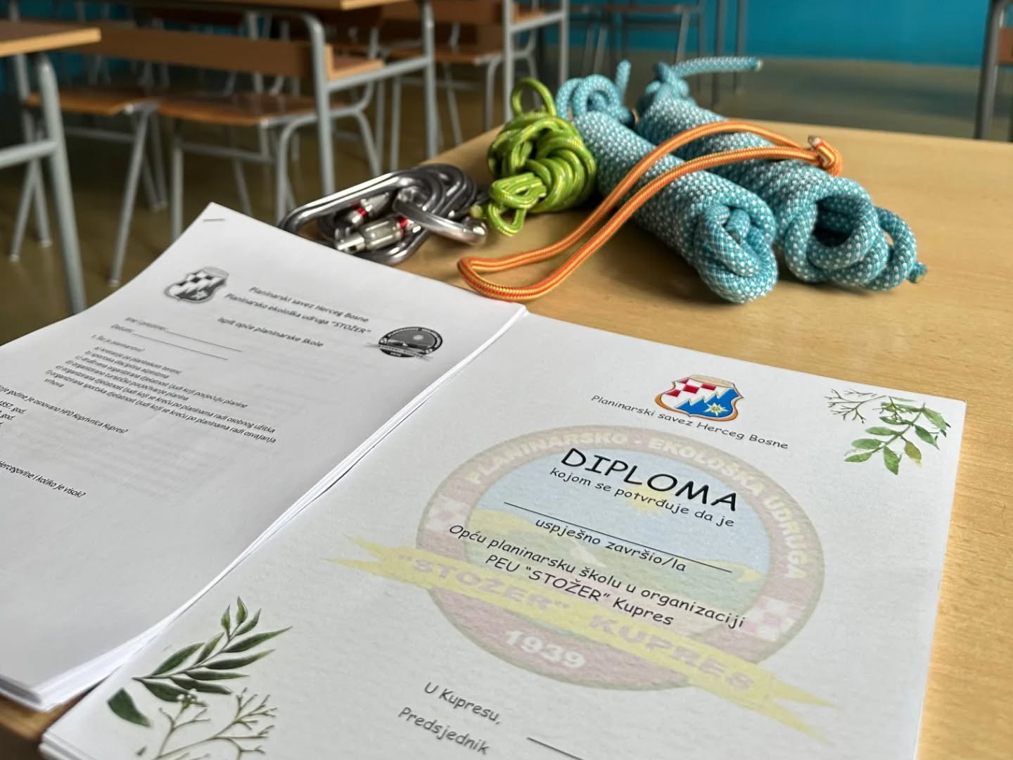 Uspješno završena prva planinarska škola u organizaciji PEU „Stožer“ Kupres!